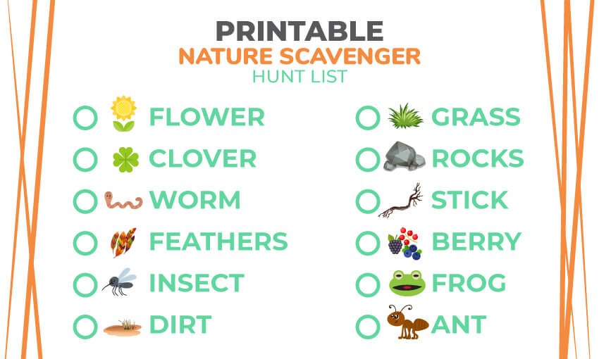Printable Mother nature Scavenger Hunt Record 121 Mother nature Products and solutions photograph about Printable Scavenger Hunt for Kids identified as Printable Character Scavenger Hunt Listing 121 Character Products
