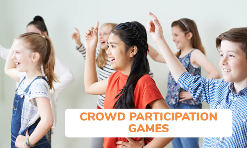 A collection of crowd participation games for kids.